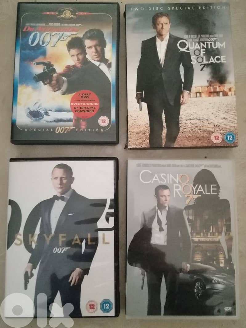 James bond 007 10 DVD movies all for 30$ 2