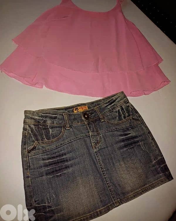 dress clothes Pant short tanoura top new and like new jeans 4