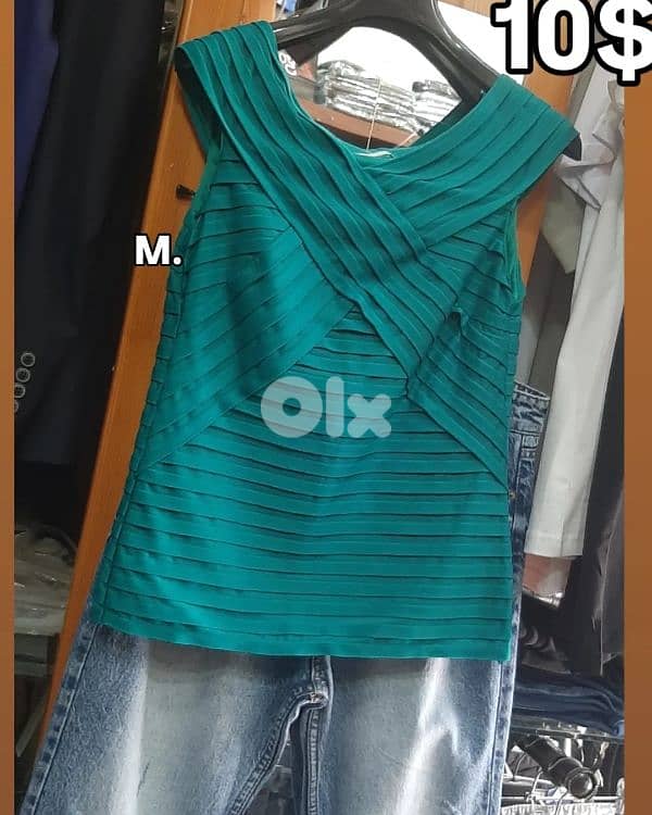 dress clothes Pant short tanoura top new and like new jeans 8