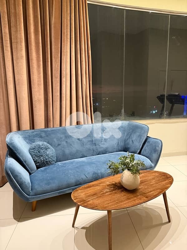 Modern Blue Sofa 2