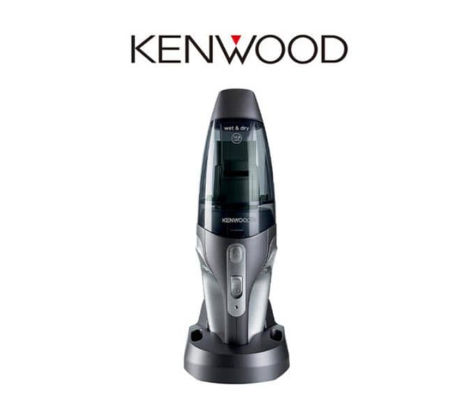 Kenwood Handheld Vacuum Cleaner, Wet & Dry, 14.8V, Grey 0