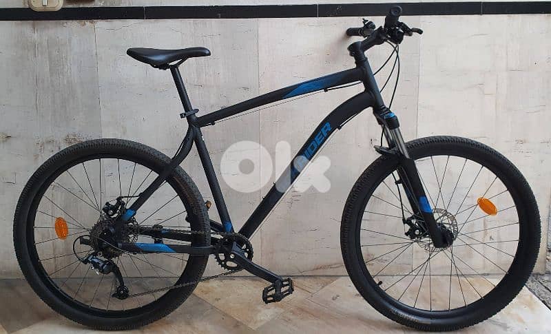 Rockrider ST120 27.5 Size XL 1x9 speed disc brakes lockout suspension 0