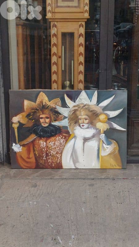 لوحة رسم زيتي روسيّة 0