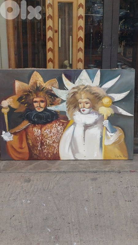 لوحة رسم زيتي روسيّة 2