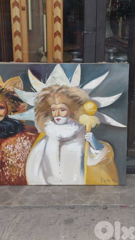 لوحة رسم زيتي روسيّة 3