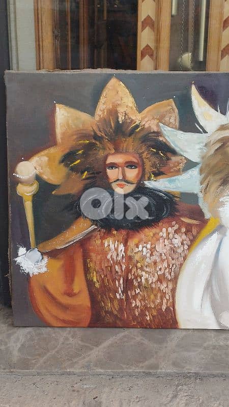 لوحة رسم زيتي روسيّة 5