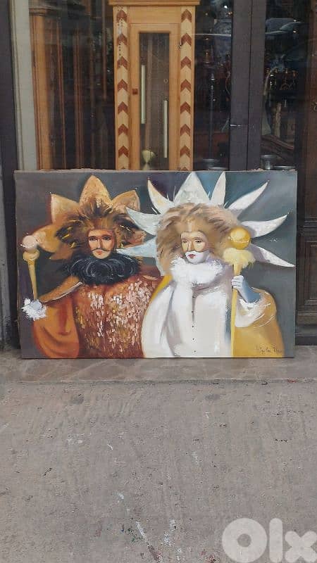 لوحة رسم زيتي روسيّة 7