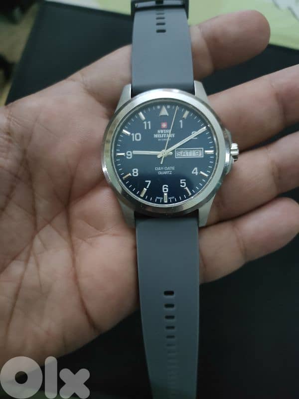 Swiss military by chrono. Day & date. 2