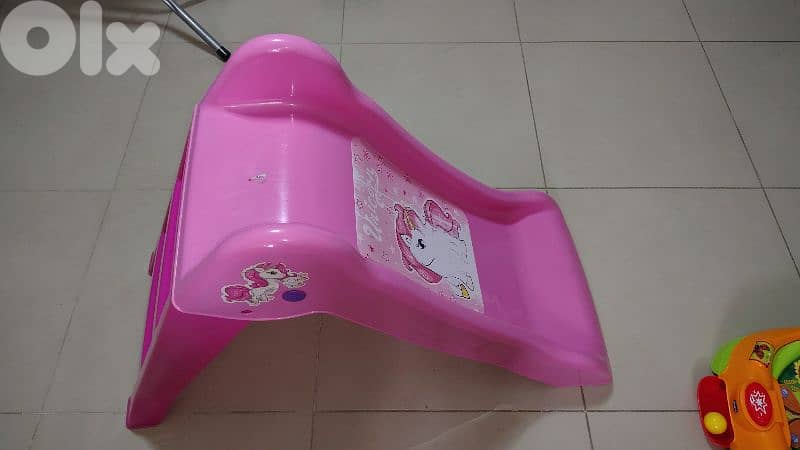 Unicorn Pink Baby Slide 0