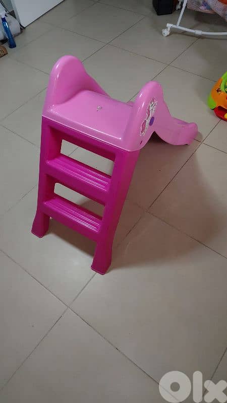 Unicorn Pink Baby Slide 1