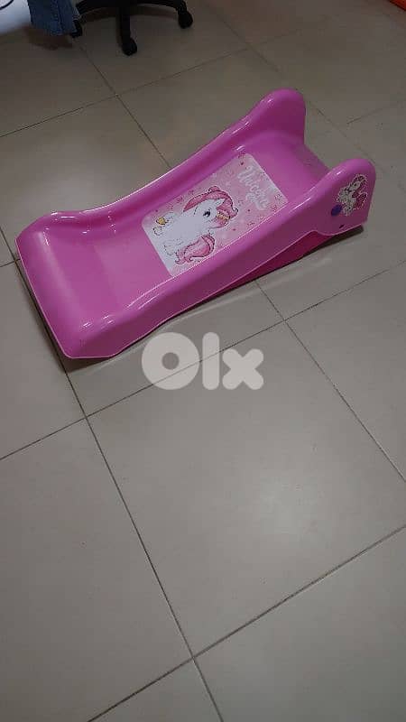 Unicorn Pink Baby Slide 3