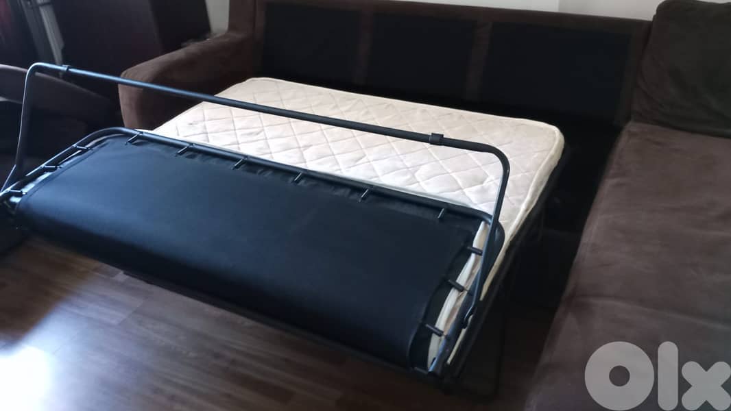 living room , Sofa with storage and big bed. 2