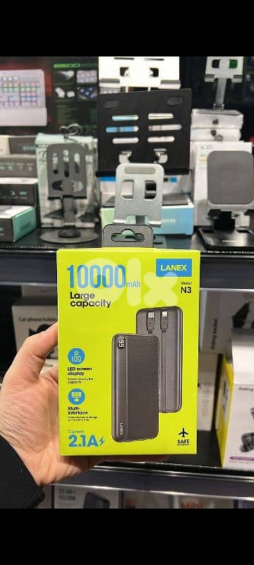 LANEX 10000mAh N3 Power Bank (10W) 1