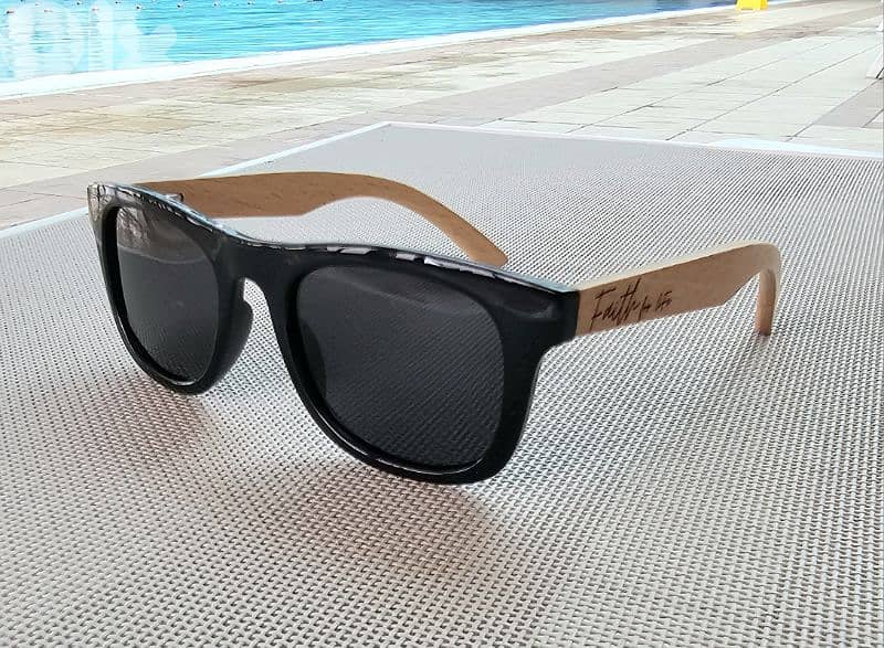 FAITH BRAND  Polarized anti UV rays, wooden Sunglasses for kids 6