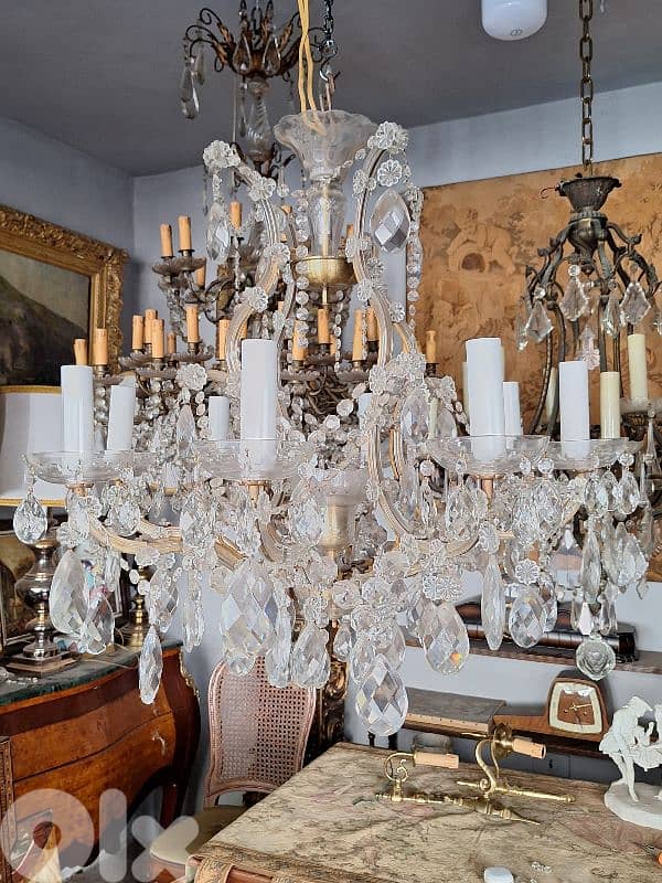 original czech crsytal marie theresa chandelier 4