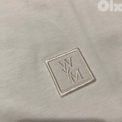 Wooyoungmi White Beads T-Shirt size 46