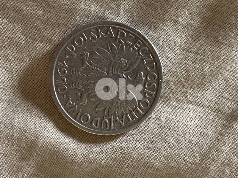 Poland 2 Zlote 1970 غير شائعة 1