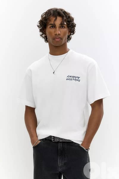 Pull&Bear Selection Arbitrary T-shirt - Size L