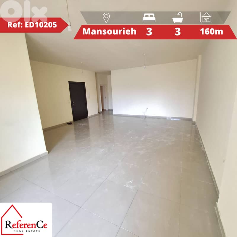Huge Apartment in Mansourieh for sale شقة كبيرة في المنصورية 0
