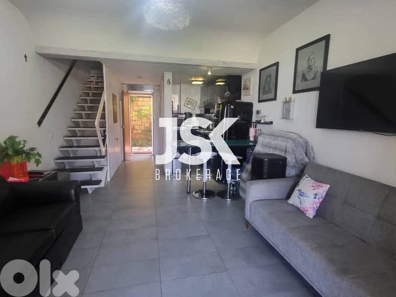 L18827-Furnished Duplex Chalet With Garden For Sale in A Well Known Re 0