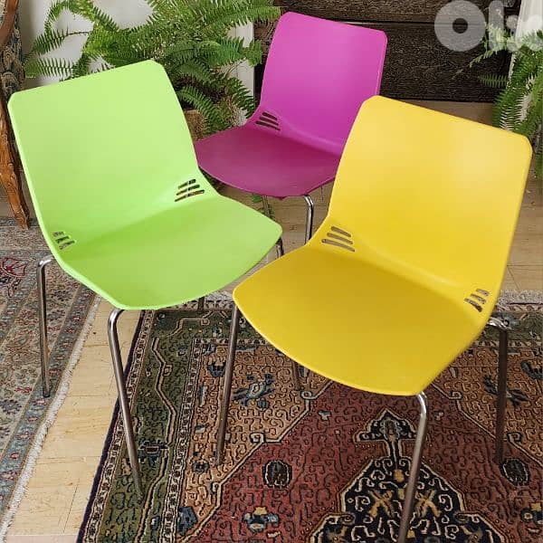 كراسي ستيل عدد 18 Steel Chairs 0