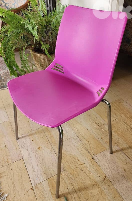 كراسي ستيل عدد 18 Steel Chairs 2