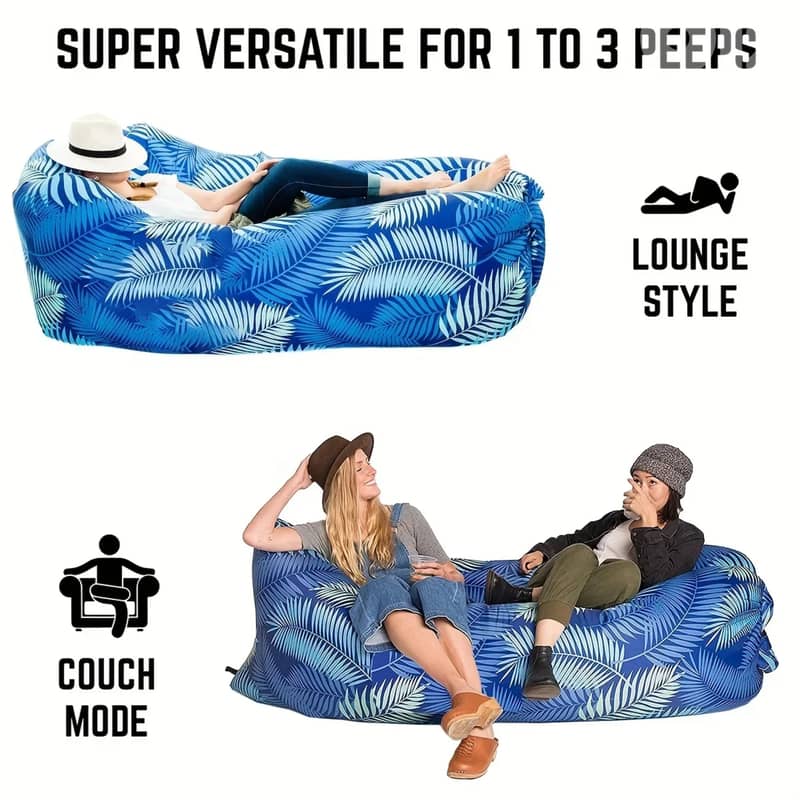 Tropical Breeze Inflatable Cloud Lounger 0