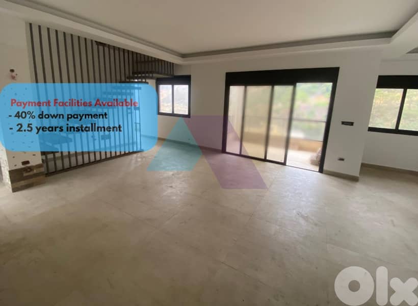 3 years payment facilities Apartment+View 4sale Dar3oun,Harisa ,حاريصا 0