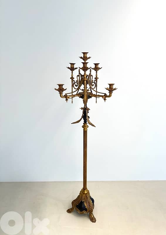 French - Louis XVI candelabra 180cm (Pair) 0
