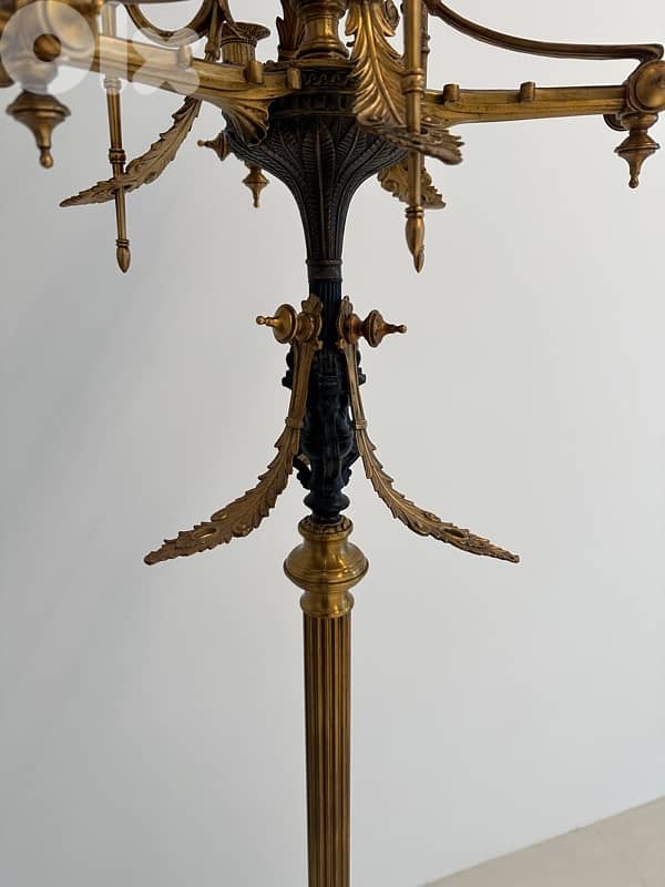 French - Louis XVI candelabra 180cm (Pair) 5