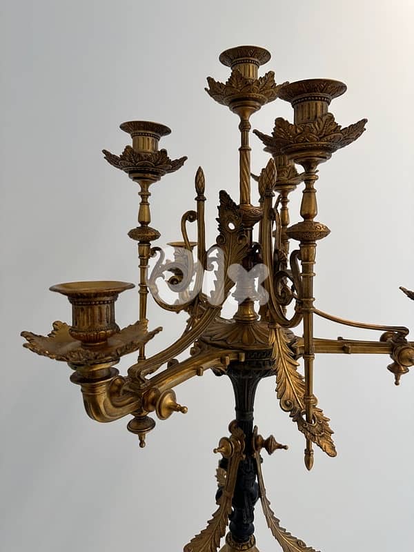 French - Louis XVI candelabra 180cm (Pair) 6