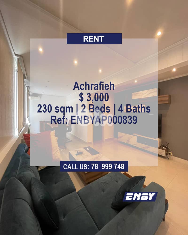 Apartment for rent in Achrafieh | Vintage Building | Highly Negotiable 0