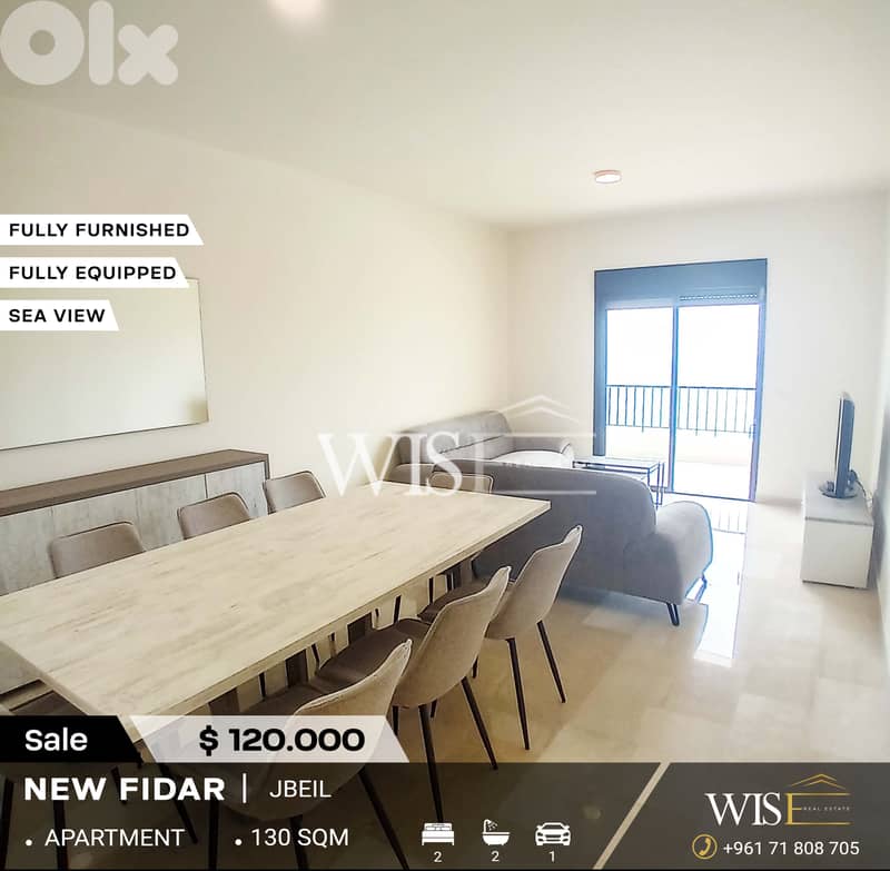 130 SQM Furnished Apartment for Sale in New fidar! 0