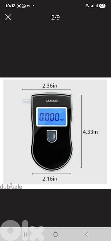 LAMJAD Professional breath tester:/4$ delivery. 35 1