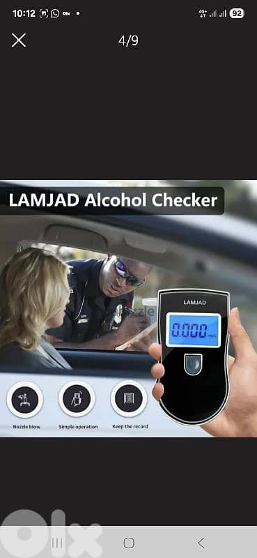 LAMJAD Professional breath tester:/4$ delivery. 35 3
