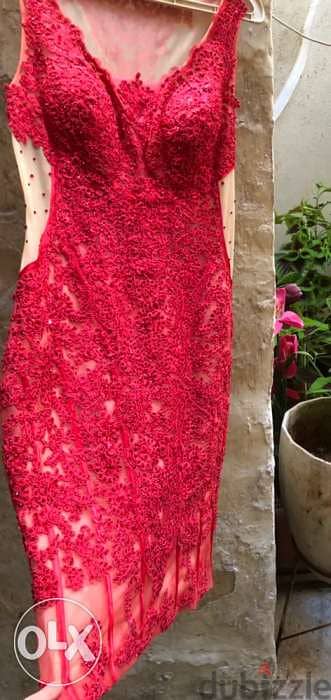 Dress, Red and short dress for women/ladies, quality +, women clothing 2