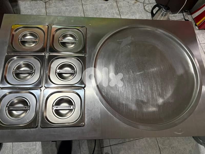 للبيع مكينة بوظة رول 5