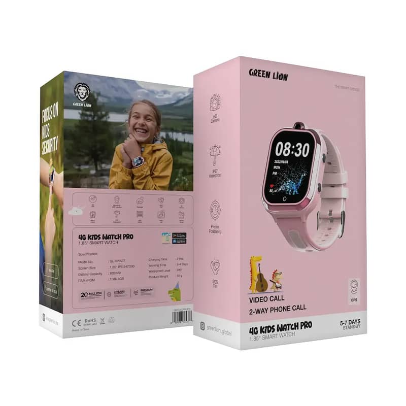 Green Lion 4G Kids Watch Pro 1.85" Smart Watch 2
