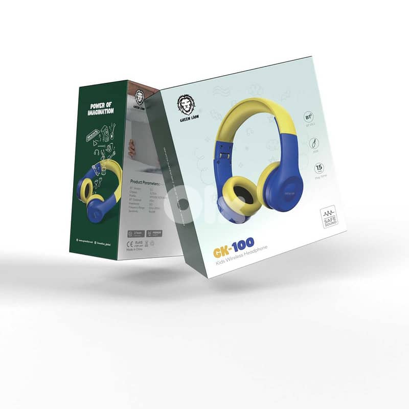 Green Lion GK-100 Kids Headphone 1 2