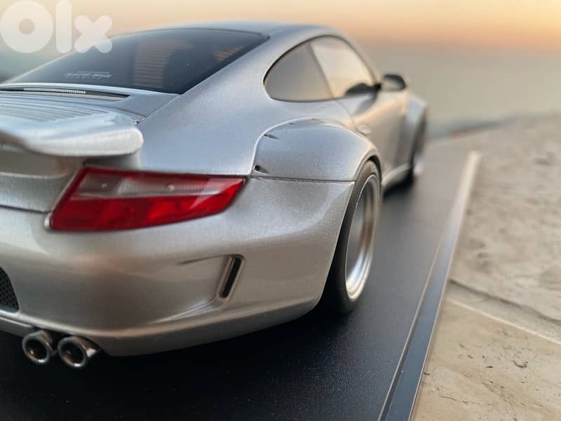 porsche 911 diecast model car scale 1/18 rwb 8