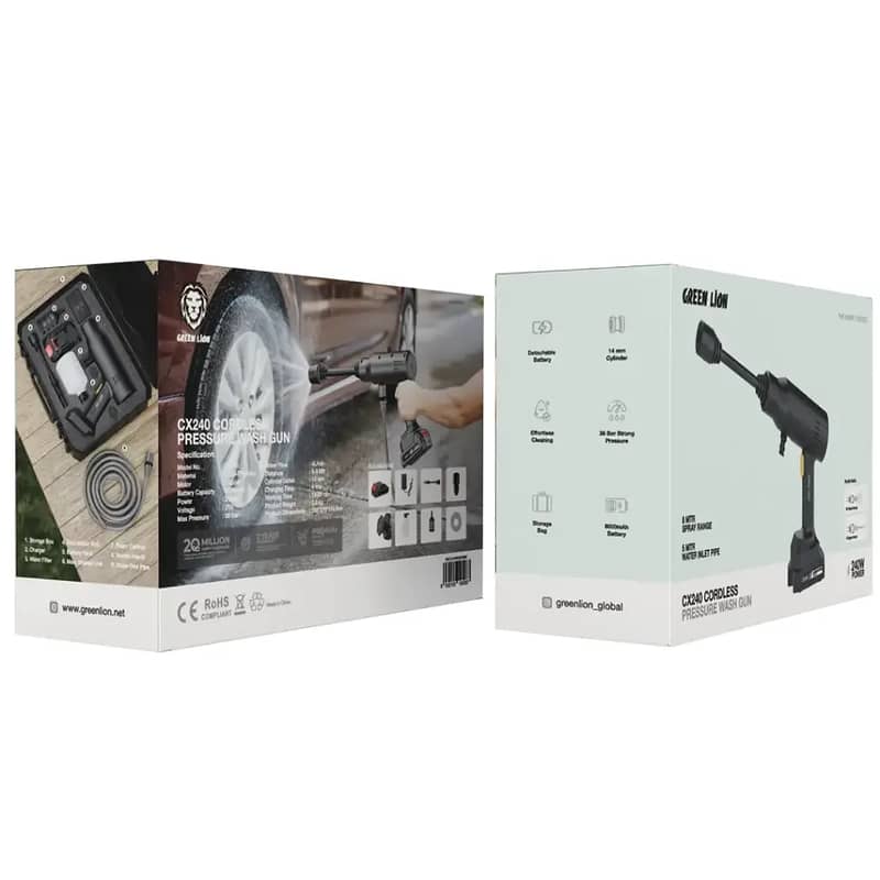 Green Lion CX240 Cordless Pressure Wash Gun 3