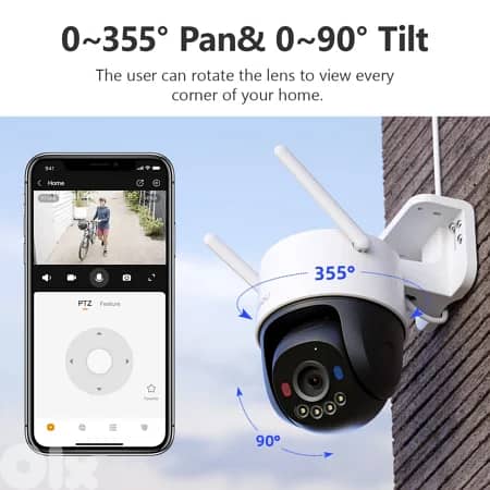 Imou Cruiser SC 5MP 3K WiFi Outdoor Security Camera 5