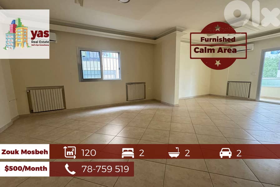 Zouk Mosbeh 120m2 | Furnished | Luxury | Rnet | Calm Area | EL 0