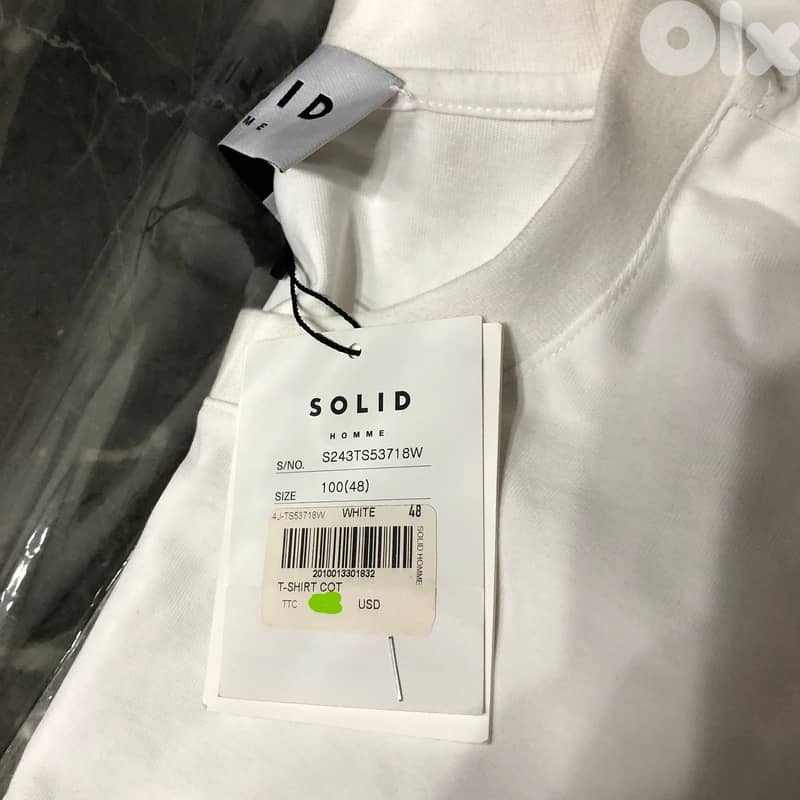 SOLID HOMME - T-SHIRT SIZE 48 6