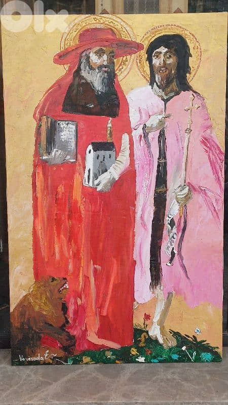 أيقونة رسم زيتي روسيّة 2