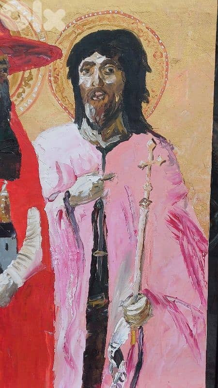 أيقونة رسم زيتي روسيّة 4