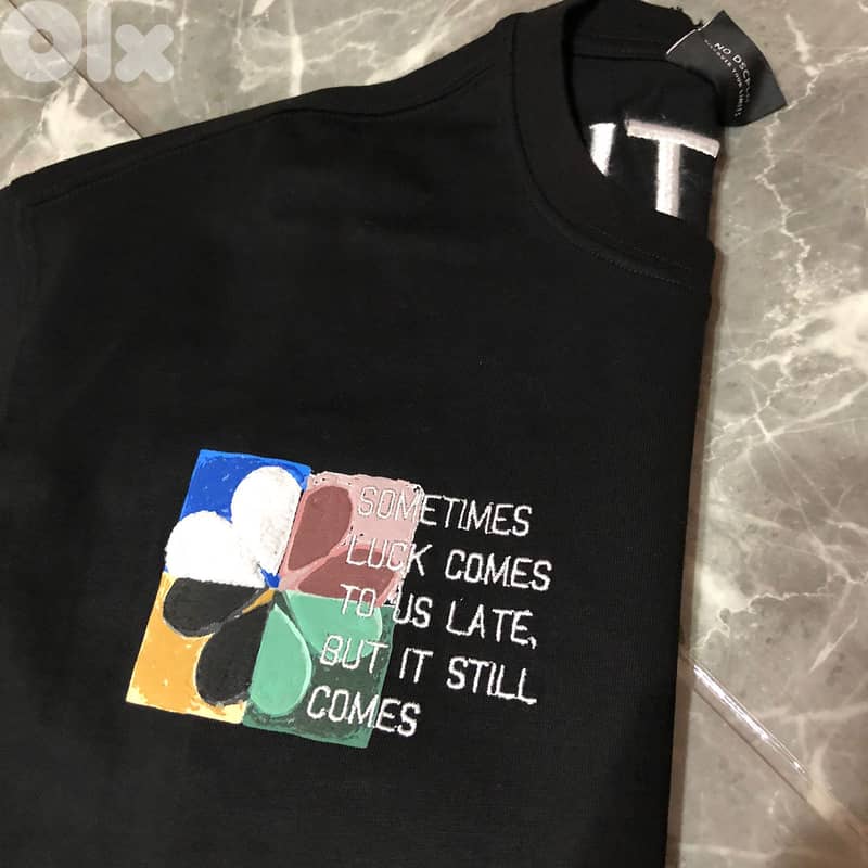 YEP - T-shirt Black oversize size S 7