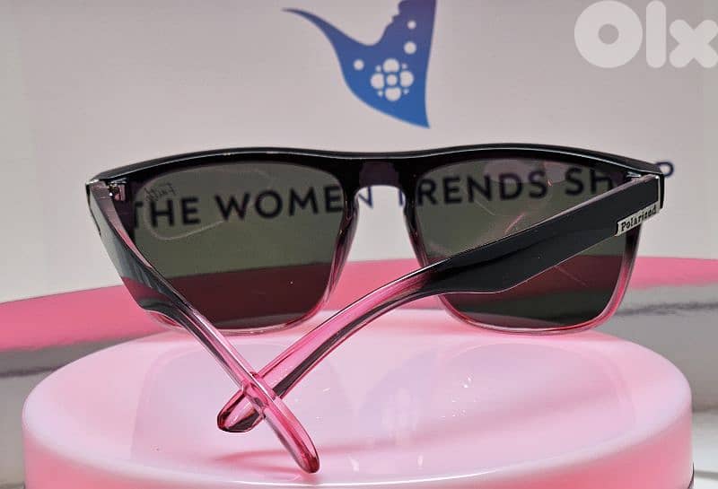 FAITH Brand Red pink Glow Polarized Sunglasses 3