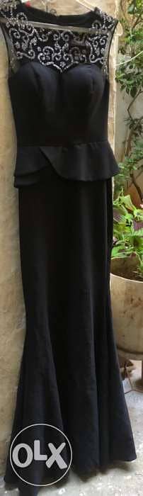 women clothing, long evening dress, black and long dress for ladies 2