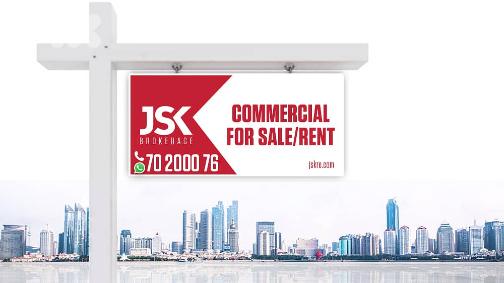 L18829-Ground Floor Office For Rent in Baabda, Brasilia 0